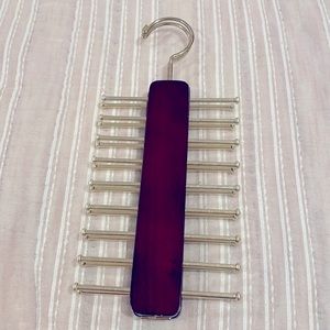 Compact, Folding tie hanger for men.